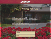 Tablet Screenshot of morningsideca.com